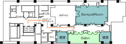 Cuore(クオレ)外苑前 平面図