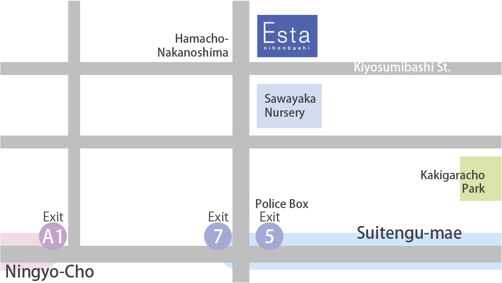 Aoyama Access Map